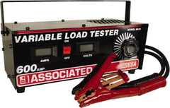 Associated Equipment - 6 to 24 Volt Heavy-Duty Battery Load Tester - 0 to 1,200 CCA Range, 5-1/2' Cable - Industrial Tool & Supply