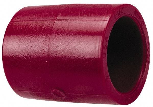 NIBCO - 3/4" PVDF Plastic Pipe Socket Coupling - Schedule 80, S x S End Connections - Industrial Tool & Supply