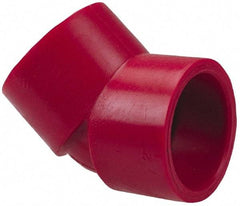 NIBCO - 2" PVDF Plastic Pipe 45° Elbow - Schedule 80, S x S End Connections - Industrial Tool & Supply