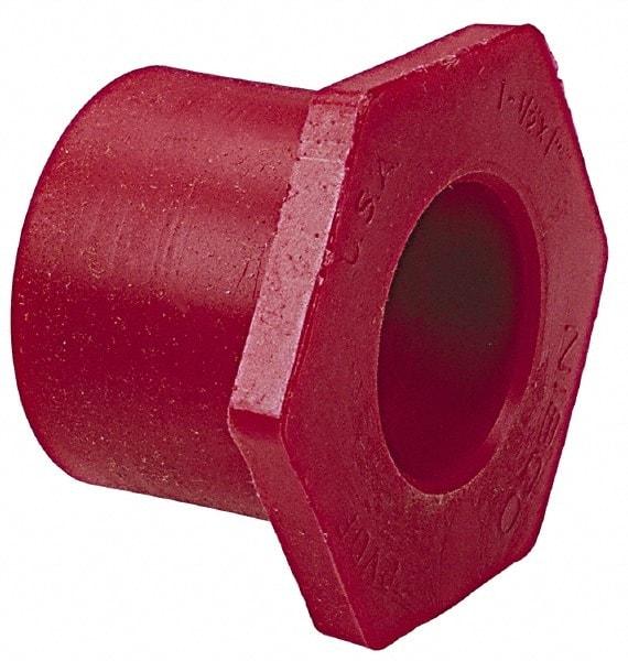NIBCO - 6 x 4" PVDF Plastic Pipe Fitting - SPIG x S End Connections - Industrial Tool & Supply