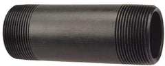 NIBCO - 2" Pipe, PVDF Threaded Plastic Pipe Nipple - Schedule 80, Red - Industrial Tool & Supply