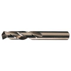 #7 RHS / RHC HSS-CO 8% (M42) 135 Degree Split Point Heavy Duty Cobalt Screw Machine Drill - Straw / Gold Oxide - Exact Industrial Supply