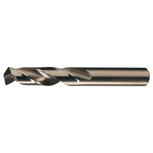 #8 RHS / RHC HSS-CO 8% (M42) 135 Degree Split Point Heavy Duty Cobalt Screw Machine Drill - Straw / Gold Oxide - Exact Industrial Supply