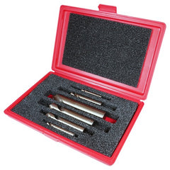 ‎1/4-1 RHS / RHC HSS-CO 8% (M42) 90 Degree Radial Point Cobalt NC Short Length 90° Spotting and Centering Drill Set - Straw / Gold Oxide