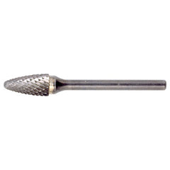 SF-51 Double Cut Solid Carbide Bur-Round Nose Tree Shape