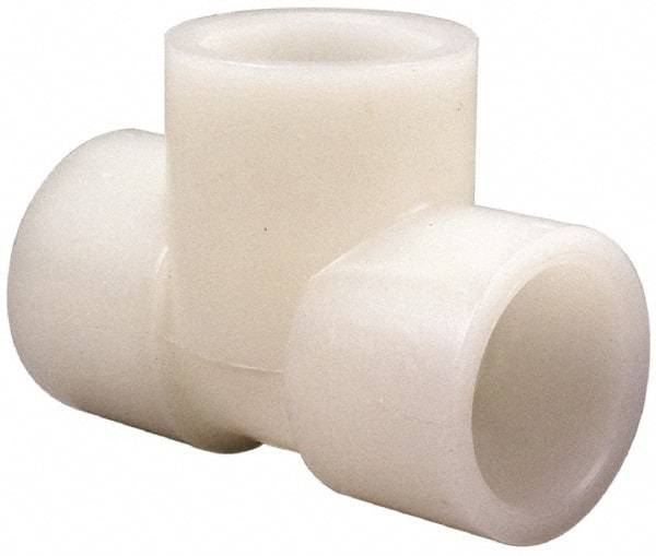 NIBCO - 2" PVDF Plastic Pipe Socket Tee - Schedule 80, S x S x S End Connections - Industrial Tool & Supply