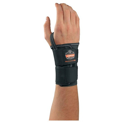 4010 SL Black Double Strap Wrist Support - Industrial Tool & Supply