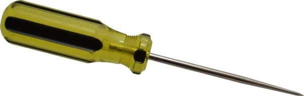 Stanley - 7-3/4" OAL Steel Scratch Awl - Plastic Handle - Industrial Tool & Supply