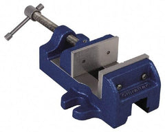 Gibraltar - 1-1/2" Jaw Opening Capacity x 1" Throat Depth, Horizontal Drill Press Vise - 1-3/4" Wide Jaw, Stationary Base, Standard Speed, 4-1/2" OAL, Cast Iron - Industrial Tool & Supply