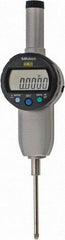 Mitutoyo - 0 to 2" Range, 0.0005" Graduation, Electronic Drop Indicator - Flat Back, Accurate to 0.0016", English & Metric System, LCD Display - Industrial Tool & Supply