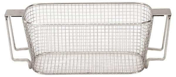 CREST ULTRASONIC - Stainless Steel Parts Washer Basket - Use with Ultrasonic Cleaners - Industrial Tool & Supply