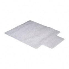 Aleco - 48" Long x 36" Wide, Chair Mat - Single Lip, Beveled Edge Style, Includes Anchorpoints - Industrial Tool & Supply