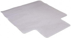 Aleco - 53" Long x 45" Wide, Chair Mat - Single Lip, Beveled Edge Style, Includes Anchorpoints - Industrial Tool & Supply