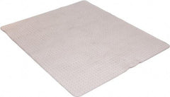 Aleco - 60" Long x 46" Wide, Chair Mat - Rectangular, Beveled Edge Style, Includes Anchorpoints - Industrial Tool & Supply