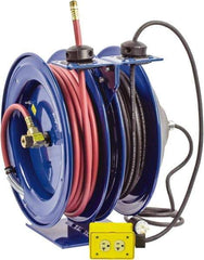 CoxReels - 50' Spring Retractable Hose Reel - 300 psi, Hose Included - Industrial Tool & Supply
