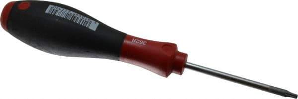 Wiha - T9 Torx Driver - 60mm Blade Length, 6-3/4" OAL, Ergonomic Handle - Industrial Tool & Supply