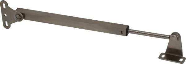 Sugatsune - 6.6 Lb Capacity, Spring Loaded Lid Stay - 90" Max Opening, Satin Stainless Steel - Industrial Tool & Supply
