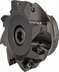 Kennametal - 4" Cut Diam, 0.138" Max Depth, 1-1/4" Arbor Hole, 8 Inserts, XE 16 Insert Style, Indexable Copy Face Mill - C7792VXE16-A4.0Z08R Cutter Style, 1.97" High, Through Coolant, Series 7792 - Industrial Tool & Supply