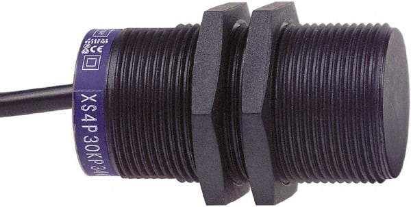 Telemecanique Sensors - NPN, PNP, 15mm Detection, Cylinder, Inductive Proximity Sensor - 2 Wires, IP68, 24 to 240 VAC/VDC @ 50/60 Hz, M30x1.5 Thread, 62mm Long - Industrial Tool & Supply