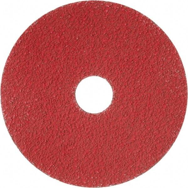 DeWALT - 7" Diam 7/8" Hole 24 Grit Fiber Disc - Coarse Grade, Ceramic, 8,700 Max RPM - Industrial Tool & Supply