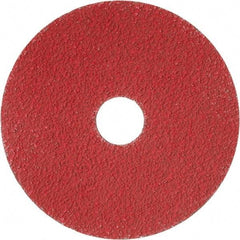 DeWALT - 7" Diam 7/8" Hole 50 Grit Fiber Disc - Coarse Grade, Ceramic, 8,700 Max RPM - Industrial Tool & Supply