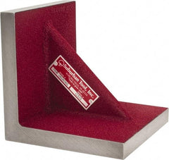 Suburban Tool - 6" Wide x 6" Deep x 6" High Cast Iron Precision-Ground Angle Plate - Standard Plate, Flat Surface, Single Web, 3/4" Thick, Single Plate - Industrial Tool & Supply