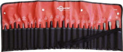 Mayhew - 24 Piece Punch & Chisel Set - 1/4 to 3/4" Chisel, 3/32 to 1/2" Punch, Hex Shank - Industrial Tool & Supply