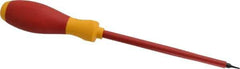 Wiha - Standard Slotted Screwdriver - Ergonomic Handle - Industrial Tool & Supply