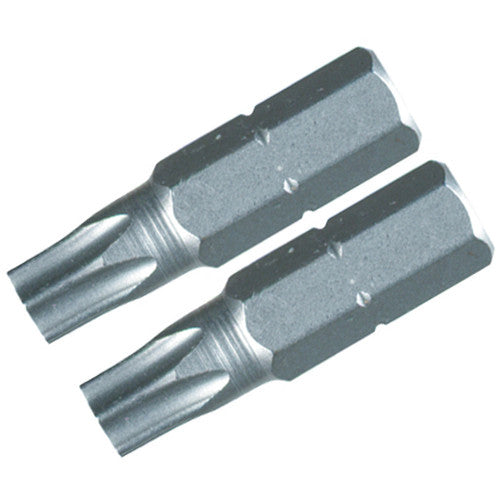 Security Torx Insert Bits. T15s × 25mm. 1/4″ Drive (2 Bit Pack). - Industrial Tool & Supply