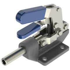 650 lbs Capacity - T-Handle - Straight Line Action with Additional Locking Mechanism - Toggle Clamps