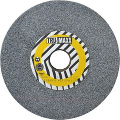 Tru-Maxx - 36 Grit Aluminum Oxide Bench & Pedestal Grinding Wheel - 6" Diam x 1" Hole x 3/4" Thick, 5410 Max RPM, O Hardness, Very Coarse Grade , Vitrified Bond - Industrial Tool & Supply