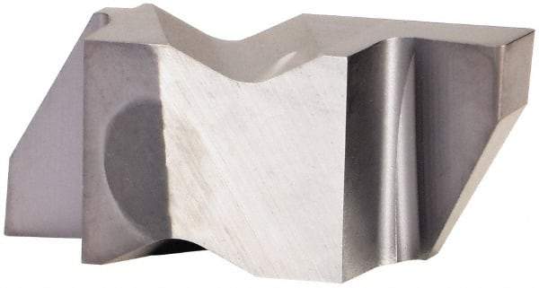 Kennametal - 3097NG Grade KCU10, 2.46mm Cutting Width Carbide Grooving Insert - 3.81mm Max Depth of Cut, Right Hand, 0.32mm Corner Radius, AlTiN Finish - Industrial Tool & Supply