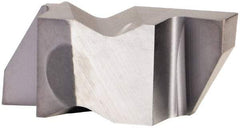 Kennametal - 3097NG Grade KCU10, 2.46mm Cutting Width Carbide Grooving Insert - 3.81mm Max Depth of Cut, Right Hand, 0.32mm Corner Radius, AlTiN Finish - Industrial Tool & Supply