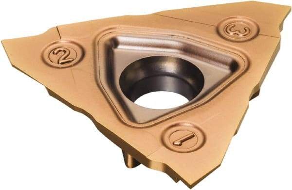 Sandvik Coromant - 301700N123 GS Grade 1125, 1.7mm Cutting Width Carbide Grooving Insert - 3.3mm Max Depth of Cut, Neutral, TiAlN Finish - Industrial Tool & Supply