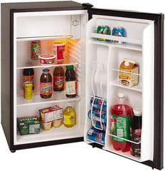 Avanti - 3.3 Cubic Ft. Black Office Refrigerator - 18-1/2 Inch Wide x 17-1/2 Inch Deep x 33-1/2 Inch High - Industrial Tool & Supply