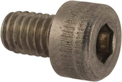 Holo-Krome - M4x0.70 Metric Coarse Hex Socket Drive, Socket Cap Screw - Grade Austenitic A4 Stainless Steel, Uncoated, Fully Threaded, 6mm Length Under Head - Industrial Tool & Supply