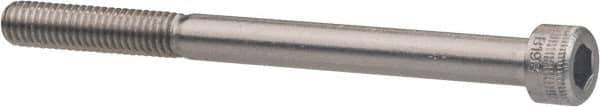 Holo-Krome - #10-24 UNC Hex Socket Drive, Socket Cap Screw - Grade 18-8 Stainless Steel, Uncoated, Fully Threaded, 1" Length Under Head - Industrial Tool & Supply