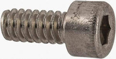 Holo-Krome - #6-32 UNC Hex Socket Drive, Socket Cap Screw - Grade 18-8 Stainless Steel, Uncoated, Fully Threaded, 5/16" Length Under Head - Industrial Tool & Supply