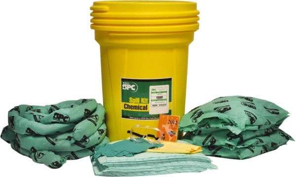 Brady SPC Sorbents - Chemical Neutralizer & Absorbent Spill Kit - 30 Gal Bucket - Industrial Tool & Supply
