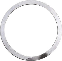 Rotor Clip - 0.05" Thick, Uncoated Finish, Stainless Steel Spiral Internal Retaining Ring - 0.056" Groove Width, 0.034" Groove Depth, 1.13" Groove Diam, Grade 302 - Industrial Tool & Supply
