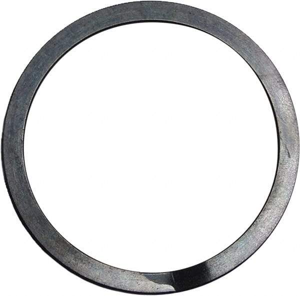 Rotor Clip - 2.239" Groove Diam, 2-3/8" Shaft Diam, Oil Over Steel Steel, Spiral External Retaining Rings - 0.086" Groove Width, 0.068" Groove Depth, 0.078" Ring Thickness, Grade 1060-1090 - Industrial Tool & Supply
