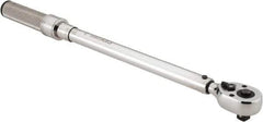 CDI - 1/2" Drive Micrometer Adjustable Torque Wrench - 40 N/m to 200 N/m Torque, 19" OAL, 2 N/m Graduation - Industrial Tool & Supply