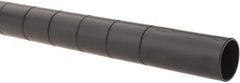 Value Collection - 1-1/2" Wide, 74" High, Open Shelving Accessory/Component - Black Powder Finish, 1-1/2" Deep, Use with NuLine Units - Industrial Tool & Supply