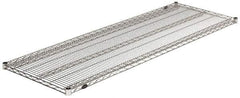 Value Collection - 72" Wide, 1.19" High, Open Shelving Accessory/Component - Stainless Steel Finish, 24" Deep, Use with NuLine Units - Industrial Tool & Supply