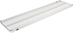 Value Collection - 72" Wide, 1.19" High, Open Shelving Accessory/Component - Stainless Steel Finish, 18" Deep, Use with NuLine Units - Industrial Tool & Supply