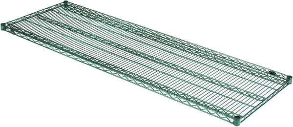 Value Collection - 72" Wide, 1.19" High, Open Shelving Accessory/Component - Epoxy Coated Finish, 24" Deep, Use with NuLine Units - Industrial Tool & Supply