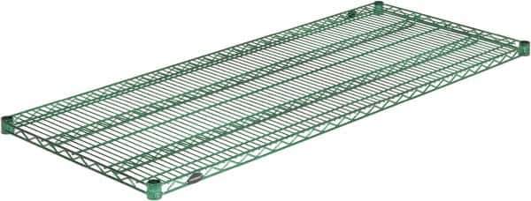 Value Collection - 60" Wide, 1.19" High, Open Shelving Accessory/Component - Epoxy Coated Finish, 24" Deep, Use with NuLine Units - Industrial Tool & Supply