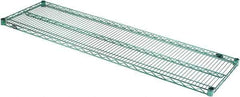 Value Collection - 60" Wide, 1.19" High, Open Shelving Accessory/Component - Epoxy Coated Finish, 18" Deep, Use with NuLine Units - Industrial Tool & Supply
