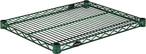 Value Collection - 24" Wide, 1.19" High, Open Shelving Accessory/Component - Epoxy Coated Finish, 18" Deep, Use with NuLine Units - Industrial Tool & Supply