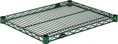 Value Collection - 24" Wide, 1.19" High, Open Shelving Accessory/Component - Epoxy Coated Finish, 18" Deep, Use with NuLine Units - Industrial Tool & Supply